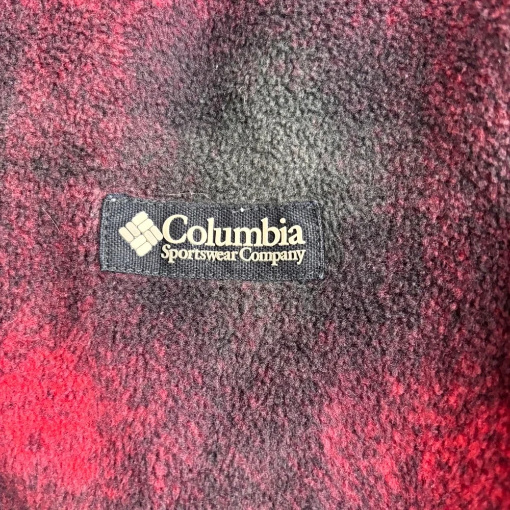 Columbia Sportswear Men's Interchange Reversible Red Plaid Black Bomber Coat MED